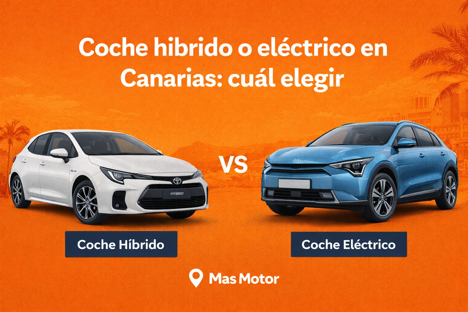 coche h&iacute;brido o el&eacute;ctrico en Canarias