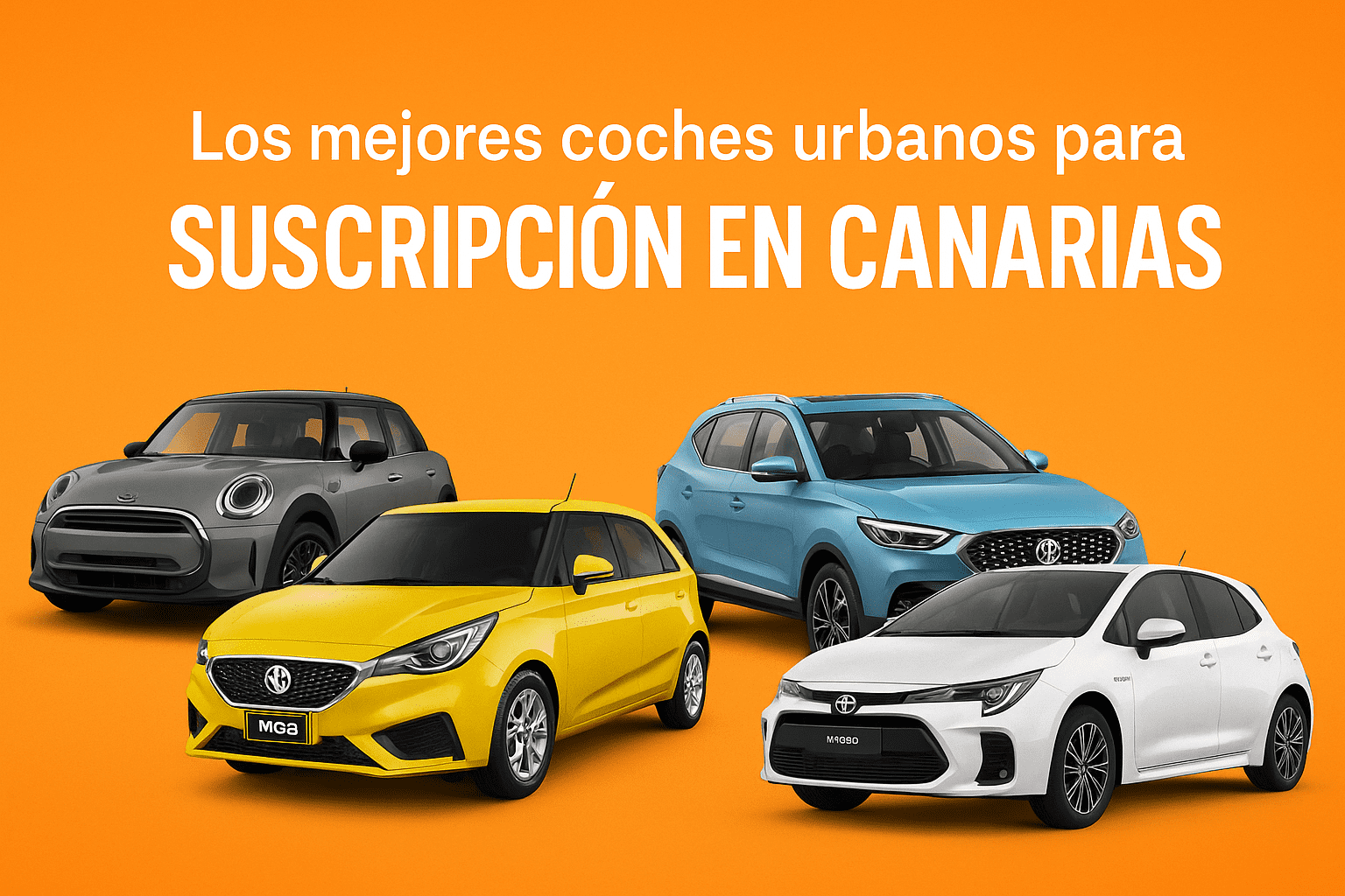 Los mejores coches urbanos para suscripción en Canarias